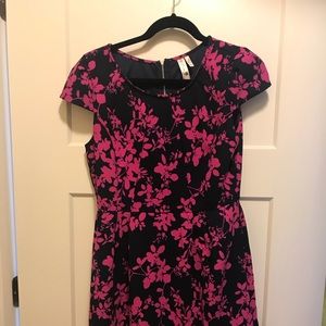 NWOT pink floral boutique dress M